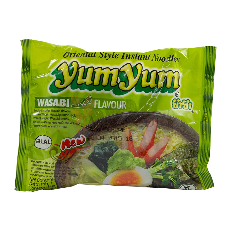 Wasabi, Instant Noodle Soup, Oriental Style, Yum Yum 30 x 55g, 8,99