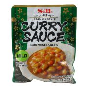 Curry Sauce Mild, With Vegetables S&B 205ml