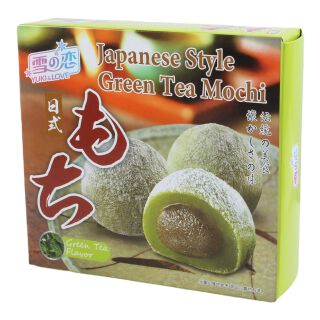 Green Tea 
Mochi Japanese Way Yuki & Love 140g