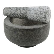 Stone Mortar With Tappet, 14X7,5Cm Jade Temple