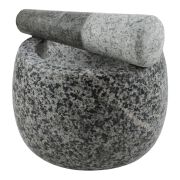 Jade Temple Stone Mortar With Tappet, 14X10cm