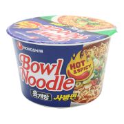 Hot & Spicy Instant Nudelsuppe im Becher Nong Shim 100g