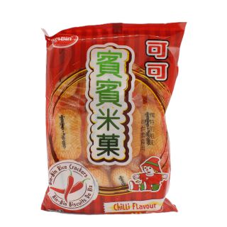 Bin-Bin Rice Crackers With Chili 150g
