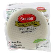 Sunlee Rice Paper For Spring Rolls, Round 340g