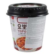 Yopokki Topokki HALAL Spicy Reiskuchen im Becher 140g