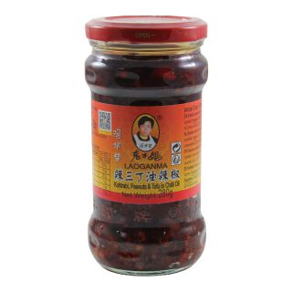 Lao Gan Ma Peanuts, Tofu, Kohlrabi In Chili Oil 280g