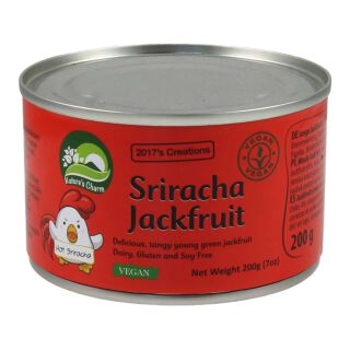 Natures Charm Sriracha Jackfruit Green, Young 200g