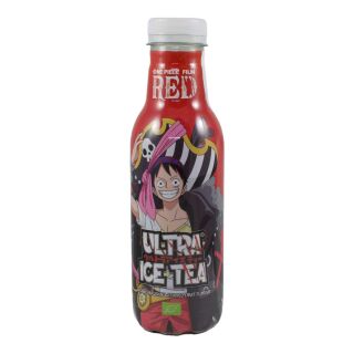 Ultra Ice Tea Ijsthee Plus 25 Cent Borg, Eenrichtingsdepot, One Piece Ruffy 500ml