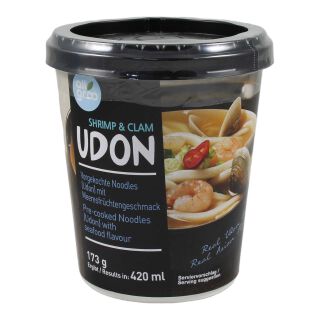 allgroo Meeresfrüchte, Udon Instant Nudeln im Becher 173g