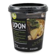 allgroo Udon Instant Nudeln im Becher, mit Pilz & Tofu Geschmack 173g