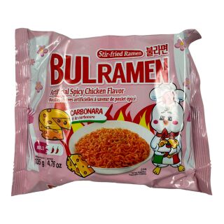 Bulramen Carbonara Hot Chicken Ramen 138g