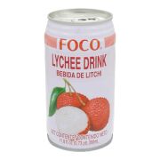 Foco Lychee Drink Plus 25Cent Deposit, One-Way Deposit 350ml