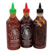 3pc set Flying Goose Sriracha Chilisaus Diverse Soorten...