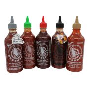 5pc set Flying Goose Sriracha Chilisaus Diverse Soorten...