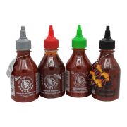 4pc set Flying Goose Sriracha Chilisaus Diverse Soorten...