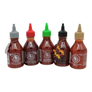 5pc set Flying Goose Sriracha Chilli Sauce Various Varieties 1l