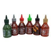 6pc set Flying Goose Sriracha Chilisaus Diverse Soorten 1,2l