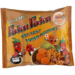 PakuPaku - Scharfe Ramen - Happy Curry - 140 g