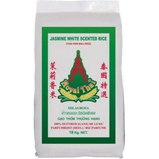 Royal Thai - Jasmin Duft Reis -  100% Langkorn - Milagrosa - 18kg