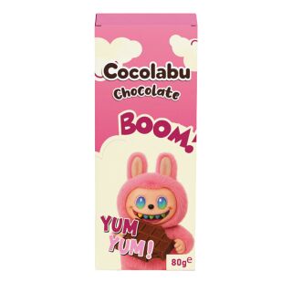 Cocolabu - Pinke Schokolade mit Pistaziencreme Füllung & Himbeergeschmack - Labubu - 80g