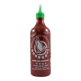 Sriracha 
Chilisaus Kruidig Flying Goose 730ml