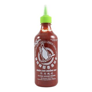 Sriracha Chilisauce mit Zitronengras Flying Goose 455ml
