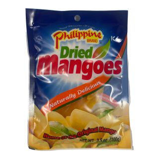 Philippine Brand Mangos Dried, Sliced 100g
