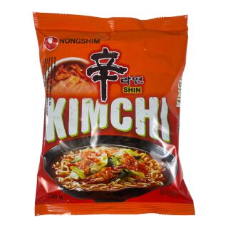 Kimchi 
Instant Noodle Soup Nong Shim 120g