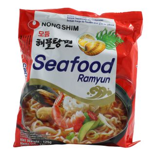 Nong Shim Seafood Ramyun Instant Noodles 125g