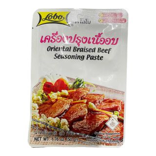Oriental Braised Beef 
Seasoning Paste Lobo 50g