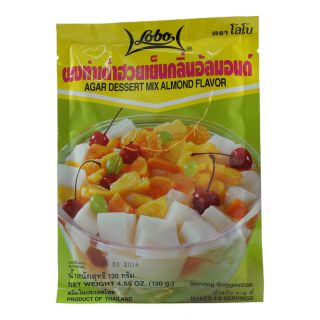 Lobo Agar Dessert Mix With Almond Flavoring 130g