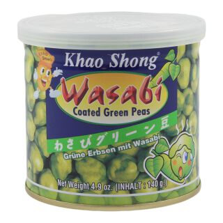 Grüne Erbsen mit Wasabi Khao Shong 140g