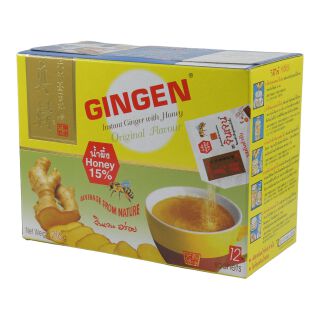 Gingen Instant Ingwer Tee mit Honig 12x18g 216g
