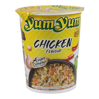 Chicken 
Instant Noodle Soup In Cup Yum Yum 70g