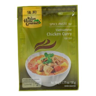 Asian Home Gourmet Chicken Curry Paste Gá Gari 50g