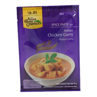 Asian Home Gourmet Madras Curry Paste 50g