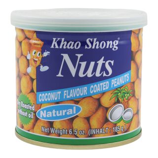 Erdnüsse mit Kokosnuss Geschmack Khao Shong 185g