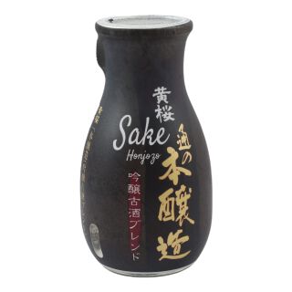 Kizakura Sake Honjozo Warm servieren 15% VOL. 180ml