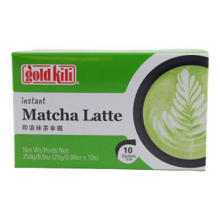 Matcha Latte, Instant, Matcha Latte, Gold Kili 10 x 25g, 250g