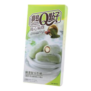 Taiwan Dessert Rote Bohnen, Grüner Tee, Milch Mochi jap. Art 150g