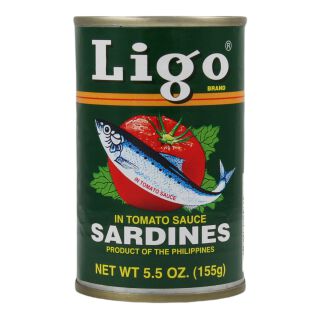Ligo Sardines In Tomatensaus 155g