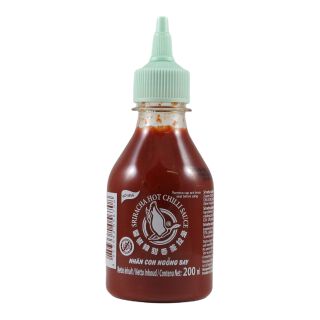 Sriracha 
Chilisaus Kruidig, Zonder Glutamaat Flying Goose 200ml