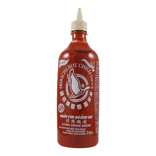 Flying Goose Sriracha Chilisauce mit Knoblauch, ohne Glutamat 730ml
