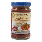 Mae Pranom Nam Prik Narok Shrimp Flavor Crushed Chili 67g