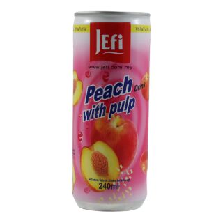 Peach Drink, with real fruit pulp, JEfi 240ml