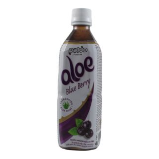 Aloe Vera Drink, with Blue Berry Flavour, Paldo 500ml