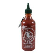 Sriracha Chilisauce mit Kaffir-Limettenblätter...