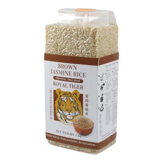 Royal Tiger Brown Jasmine Rice 1kg