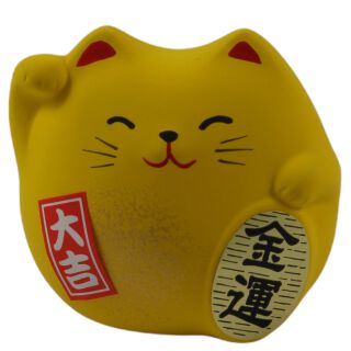 Lucky Cat Yellow, 5,5Cm Tokyo Design Studio
