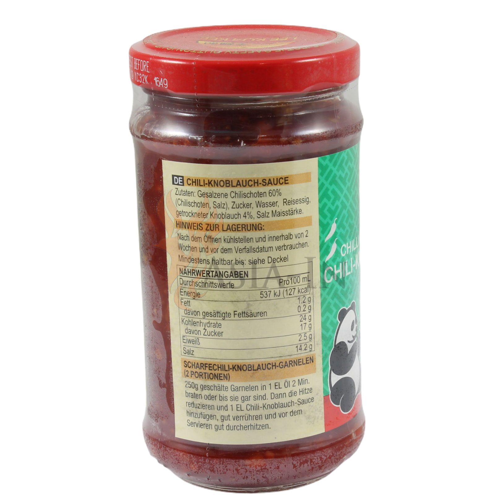 Lee Kum Kee Chili Knoblauchsauce 165ml bei AsiaIn nur 2,60€